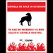 Placuta in caz de incendiu va rog sa salvati cainele nostru